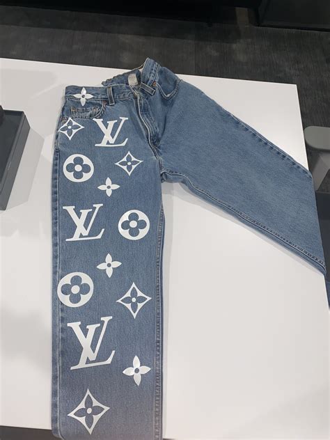 louis vuitton painted jeans|louis vuitton jeans prices.